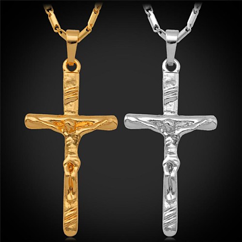 

Men's Women's Pendant Necklace Platinum Plated Gold Plated Alloy Silver Golden Necklace Jewelry For Wedding Party Daily Casual Sports
