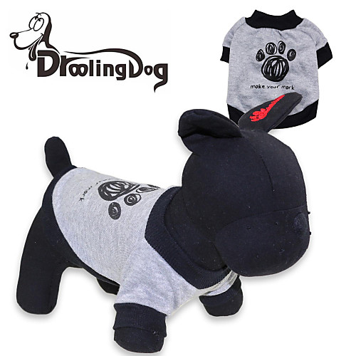 

Cat Dog Shirt / T-Shirt Puppy Clothes Cartoon Dog Clothes Puppy Clothes Dog Outfits Gray Costume for Girl and Boy Dog Terylene XS S M L