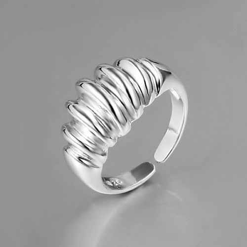 

Women's Band Ring Crystal Silver Sterling Silver Zircon Silver Tassel Vintage Party Wedding Party Jewelry Cute
