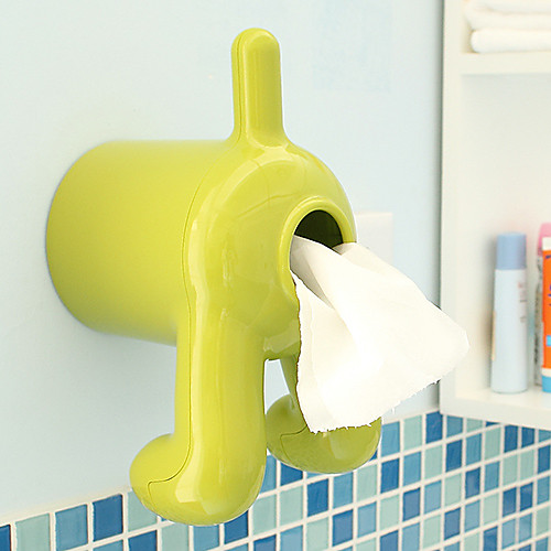 

Dog Tissue Box Toilet Paper Roll Container Bathroom Doggy Butt Dispenser (Random Color) 26.215.515.9