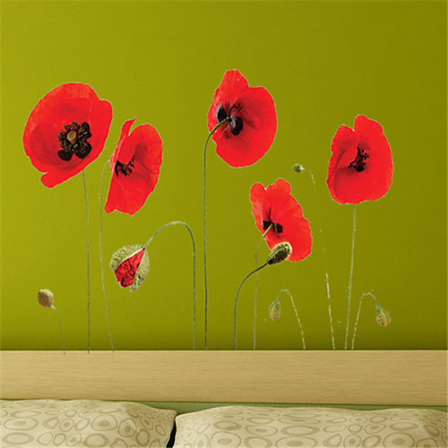 

Landscape / Florals / Botanical Wall Stickers Plane Wall Stickers Decorative Wall Stickers, Vinyl Home Decoration Wall Decal Wall Decoration / Removable