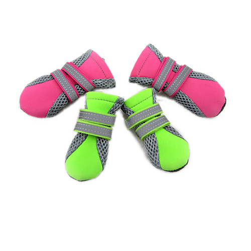 

Cat Dog Boots / Shoes Waterproof Solid Colored For Pets Fabric Pink / Winter
