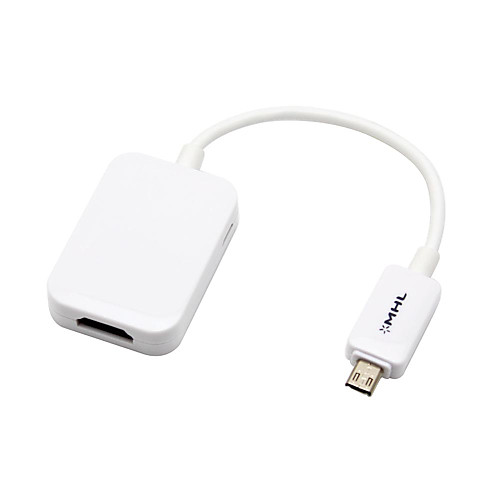 

белый MHL 2.0 1080p Micro USB для HDMI HDTV адаптер для Samsung Galaxy S3 i9500 S4 ноте 2 3 вкладки 3