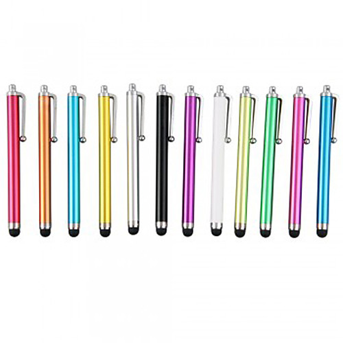 

Kinston 12 X Universal Success Metal Capacitive Stylus Touch Screen Pen Clip for iPhone/iPad/Samsung Mobile Phone Tablet