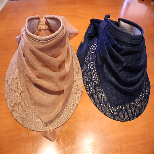 

Ms Summer Bud Silk Hat Hat Purplish Blue Khaki
