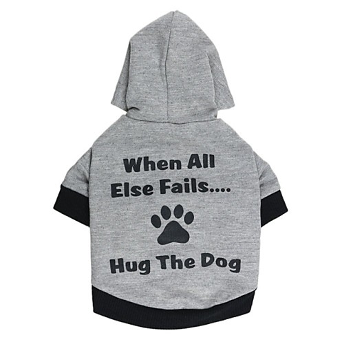 

Cat / Dog Shirt / T-Shirt / Hoodie Red / Blue / Gray Dog Clothes Summer Letter & Number Wedding / Cosplay