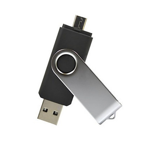 

32GB usb flash drive usb disk USB 2.0 / Micro USB Plastic Capless / Rotating