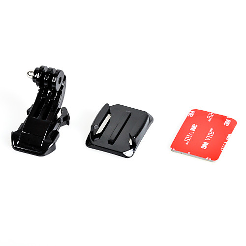 

j hook buckle with mount surface and 3m sticker for gopro hero 4 3 3 2 1 sj4000 sj5000 sj6000