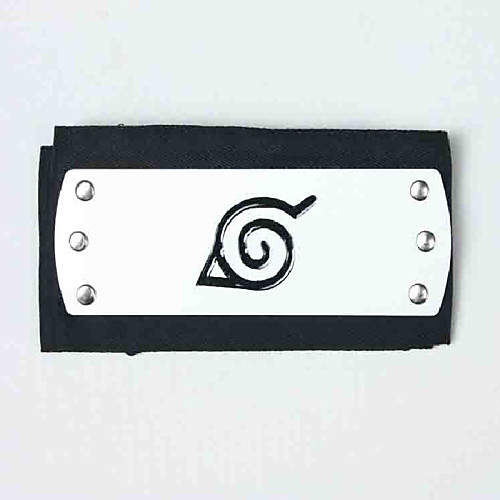 

Jewelry Headpiece Inspired by Naruto Naruto Uzumaki Anime Cosplay Accessories Headband Terylene Alloy Men's Hot Halloween Costumes