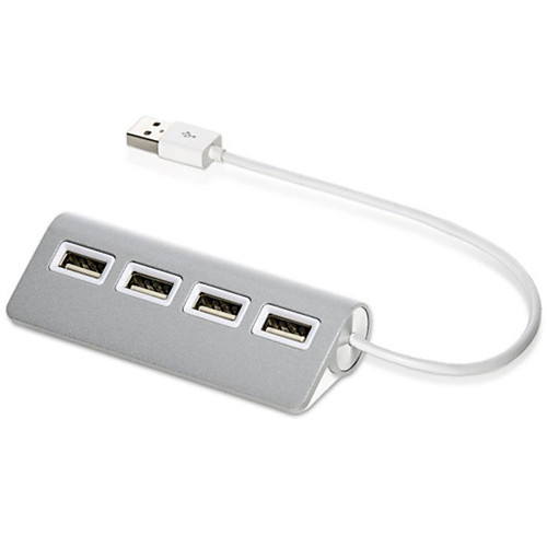 

High Speed 4 Ports USB 3.0 Hub Portable Aluminum Hub for Apple Macbook Air PC Laptop