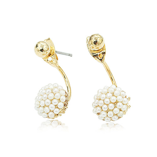 

Women's Crystal Drop Earrings Ladies European Fashion 18K Gold Plated Rhinestone Gold Plated Earrings Jewelry Gold For / Imitation Diamond / Austria Crystal