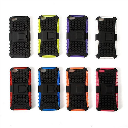 

Phone Case For iPhone 5 Apple Back Cover iPhone SE / 5s iPhone 5 Shockproof with Stand Armor Armor Hard TPU