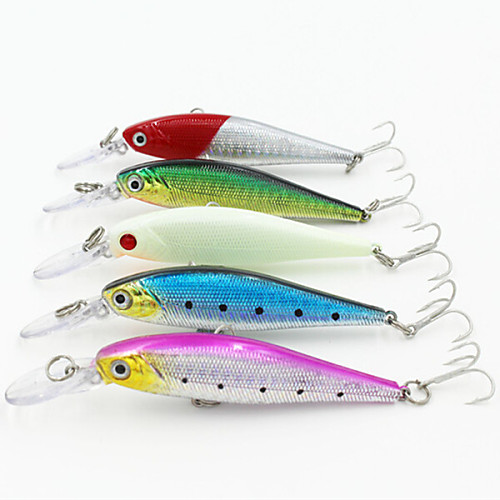 

1 pcs Fishing Lures Minnow lifelike 3D Eyes Floating Bass Trout Pike Sea Fishing Bait Casting Freshwater Fishing