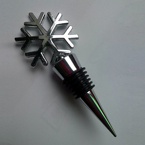 

Snowflake Wine Bottle Stopper Zinc Alloy Wine Cork Wedding Favors