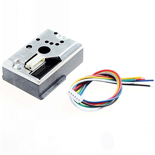 

Sharp GP2Y1010AU0F DIY PM2.5 Dust Sensor GP2Y1010F for Audino / Raspberry PI