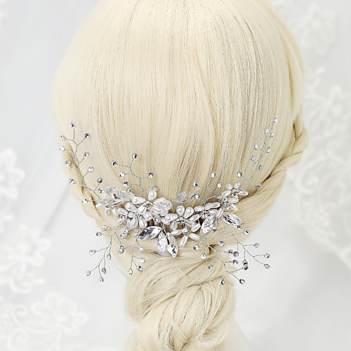 

Imitation Pearl Cubic Zirconia Acrylic Alloy Hair Combs Headpiece