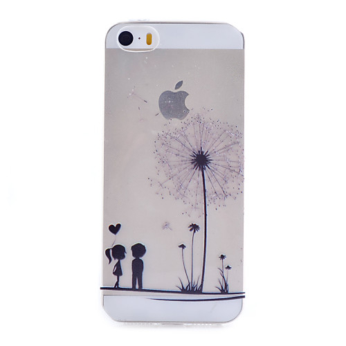 

Phone Case For Apple Back Cover iPhone 7 Plus iPhone 7 iPhone 6s Plus iPhone 6s iPhone 6 Plus iPhone 6 iPhone SE / 5s iPhone 5 Transparent Pattern Dandelion Soft TPU