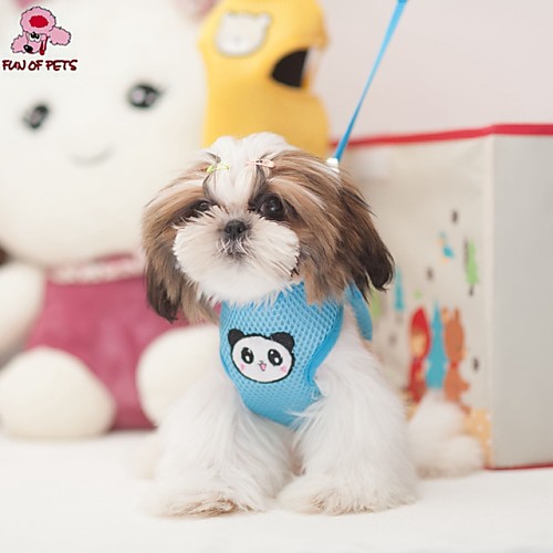 

Cat Dog Harness Leash Breathable Adjustable / Retractable Cosplay Textile Yellow Blue Pink