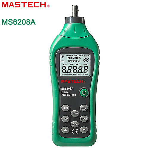 

Mastech-ms6208a- Contact Tachometer Speed Meter Line Tachometer With Backlight Data Storage