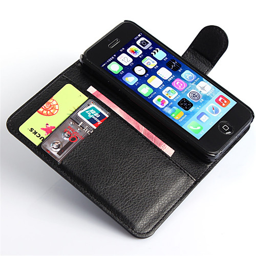 

Phone Case For Apple Full Body Case iPhone 8 Plus iPhone 8 iPhone 7 Plus iPhone 7 iPhone 6s Plus iPhone 6s iPhone 6 Plus iPhone 6 iPhone SE / 5s iPhone 5 Wallet Card Holder with Stand Solid Colored