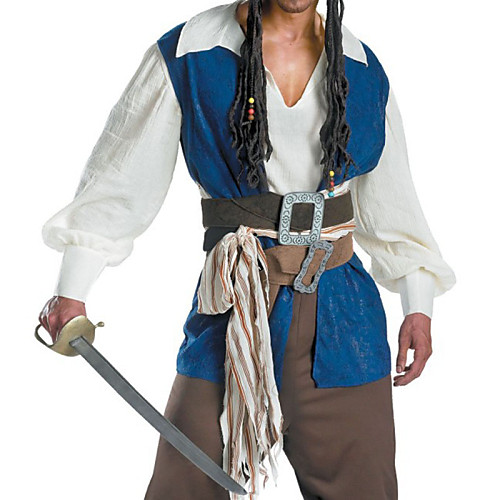 Pirate Cosplay Costume Men's Halloween Carnival Festival / H