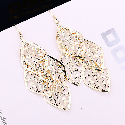 

Women's Drop Earrings Statement Earrings Jewelry Black / Gold / Silver For