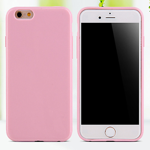 

Кейс для Назначение iPhone 5 / Apple Кейс для iPhone 5 Кейс на заднюю панель Однотонный Мягкий ТПУ для iPhone SE / 5s / iPhone 5