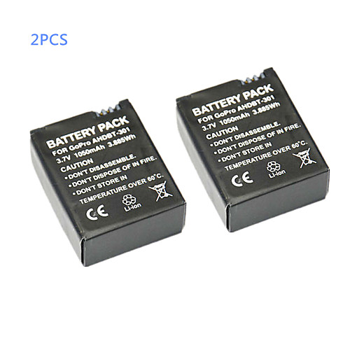 

Battery Convenient For Action Camera Gopro 3 Gopro 3 Plastic Metal