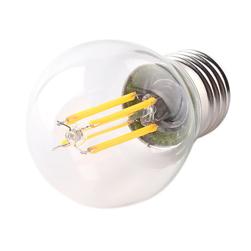 

1pc 4 W LED Filament Bulbs 360 lm E26 / E27 G45 4 LED Beads COB Decorative Warm White Cold White 220-240 V / 1 pc / RoHS