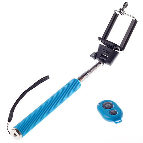 

Wireless Bluetooth Self Portrait Monopod Adjustable Stick Pole For Iphone Andriod Mobie Phones With Remote Control