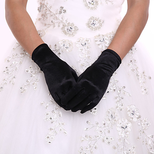

Spandex / Polyester Wrist Length Glove Classical / Bridal Gloves / Party / Evening Gloves With Solid