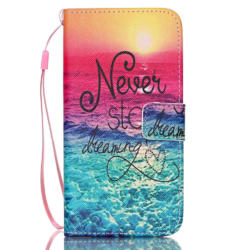 

Case For Samsung Galaxy S6 edge plus / S6 edge / S6 Wallet / Card Holder / with Stand Full Body Cases Word / Phrase PU Leather