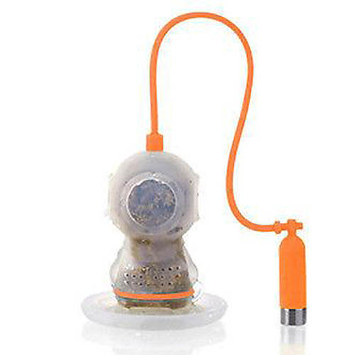 

Deep Tea Diver Tea Infuser Cute Scuba Loose Leaf Silicone Mug Cup Strainer Filter