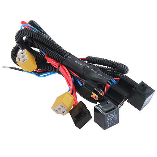 

Universal H4/9003 Headlight Booster Wire Cable Harness Connector Fuse Socket 12V 40A Light Diagnostic-tool