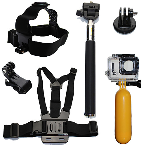 

6 pcs Аксессуары Кит Водонепроницаемый Плавающий Для Экшн камера Gopro 6 Gopro 5 Xiaomi Camera Gopro 4 Gopro 4 Session Дайвинг Серфинг Катание на лыжах пластик Углеродное волокно / Gopro 3 / Gopro 3