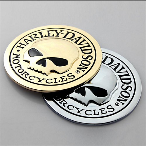 

3D Metal Skull Car Sticker Car Decal Sticker Moto Motorcycle Automobile Styling