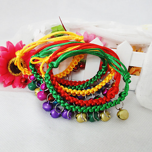 

Cat Collar With Bell Cosplay Nylon Black Yellow Red Blue Orange