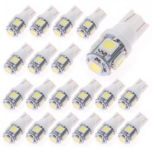 

T10 Car Light Bulbs 1 W SMD 5050 80 lm LED Interior Lights