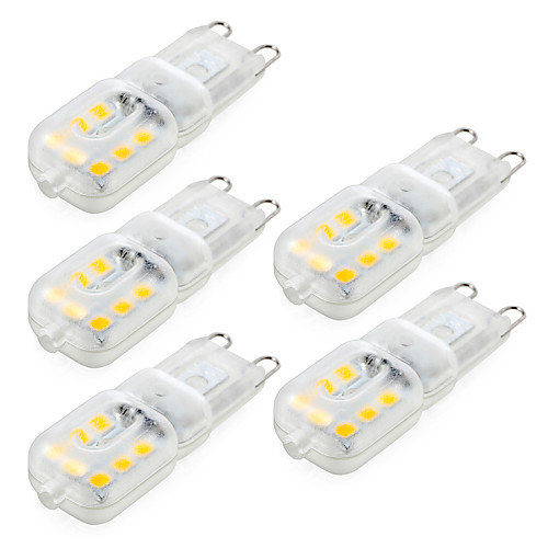 

YWXLIGHT 5 шт. 4 W Двухштырьковые LED лампы 300-400 lm G9 T 14 Светодиодные бусины SMD 2835 Диммируемая Декоративная Тёплый белый Холодный белый Естественный белый 220-240 V 110-130 V / RoHs