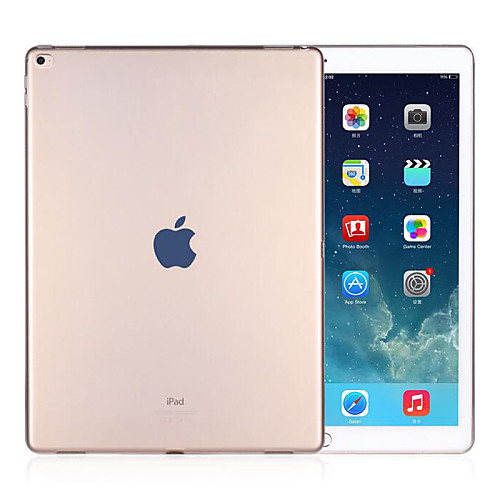 

Phone Case For Back Cover iPad Pro 12.9'' Transparent Solid Colored TPU