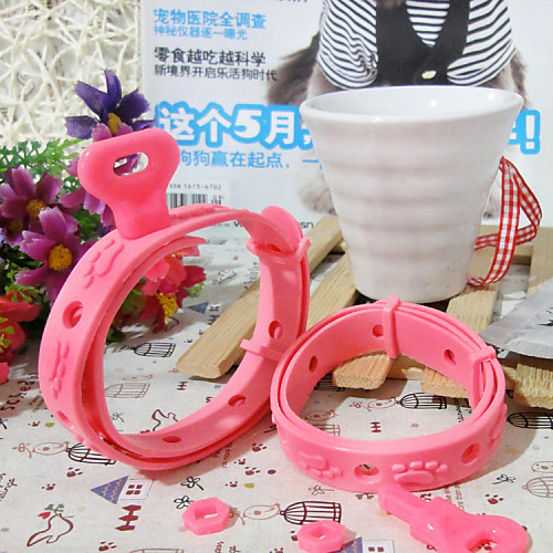 

Dog Collar Footprint / Paw Rubber Rose