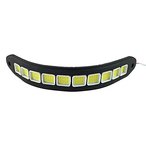 

ZDM 2pcs Car Light Bulbs 10W COB 900lm 10LED/pcs LED Daytime Running Light DC12V