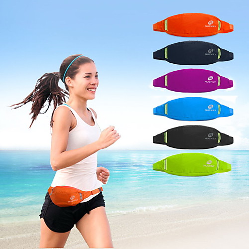 

Nuckily Running Belt Fanny Pack Waist Bag / Waist pack 5 L for Fitness Marathon Camping / Hiking Climbing Sports Bag Multifunctional Waterproof Wearable Nylon Waterproof Material Running Bag