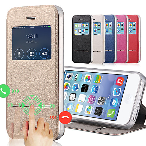 

Case For iPhone 5C / Apple iPhone 8 Plus / iPhone 8 / iPhone 5c Full Body Cases Hard PU Leather
