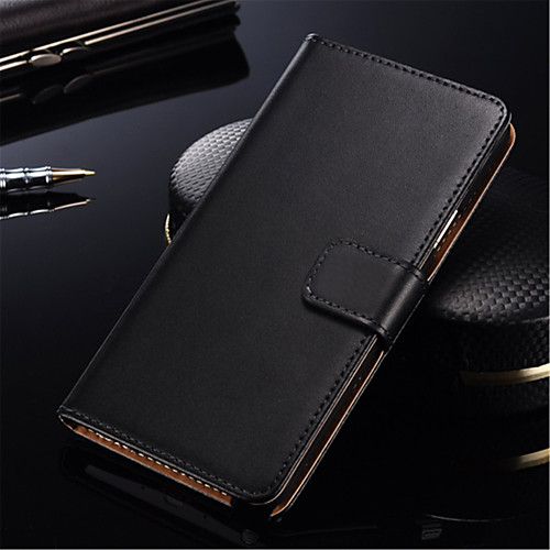 

Phone Case For Samsung Galaxy Full Body Case S7 edge S7 S6 edge plus S6 edge S6 S5 S4 S3 Card Holder Flip Solid Colored Hard PU Leather