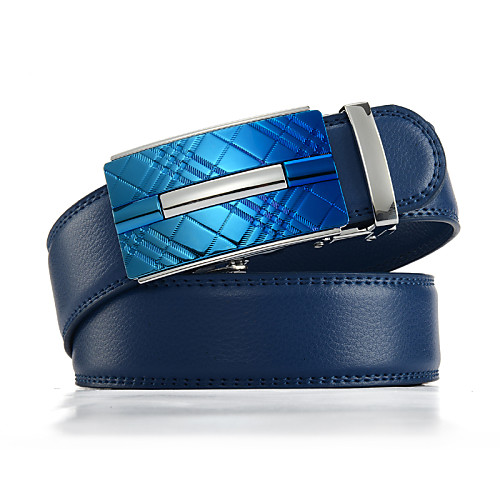 

Men's Waist Belt Blue Belt Solid Colored