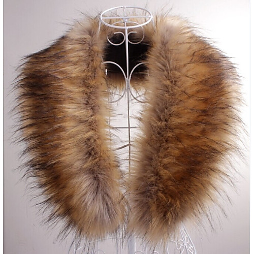 

Sleeveless Collars Faux Fur Party Evening / Casual Fur Wraps / Fur Accessories / Faux Leather With