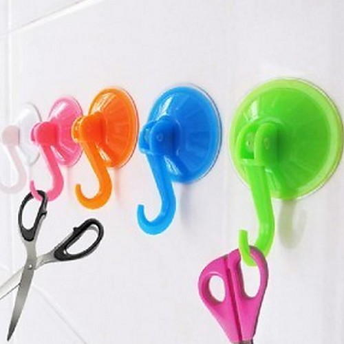 

Vacuum ucker Hook Kitchen Bathroom Clothe Coat Wall uction Cup Hanger