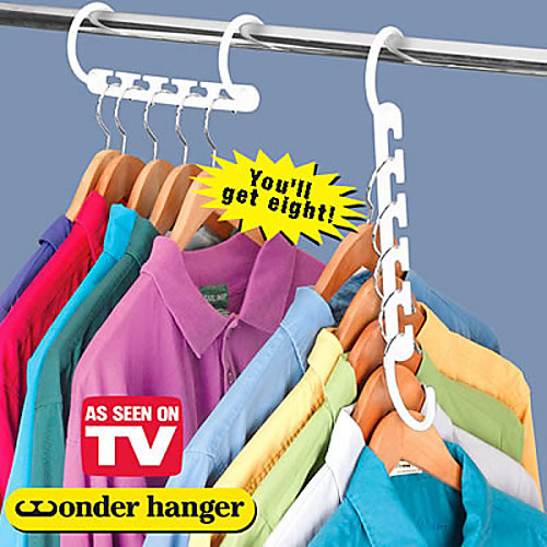 

Space Saver Wonder Magic Hanger Racks Hook Closet Organizer Storage