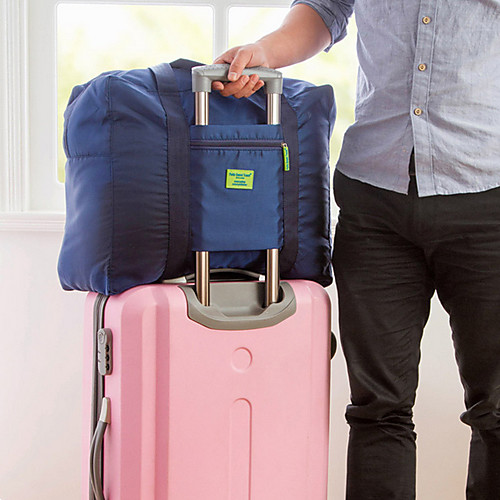 

1pc Travel Bag Travel Organizer Travel Luggage Organizer / Packing Organizer Large Capacity Waterproof Portable Dust Proof Travel Oxford cloth Solid Colored Gift For / / Durable